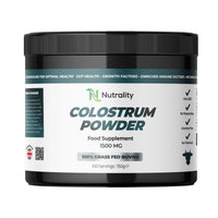 Nutrality Bovine Colostrum Powder 1500mg 150g | Immune Support, Gut Health, 100% Grass Fed Bovine, Growth & Metabolic Factors, Optimal Wellness | No Preservatives & Hormone-Free