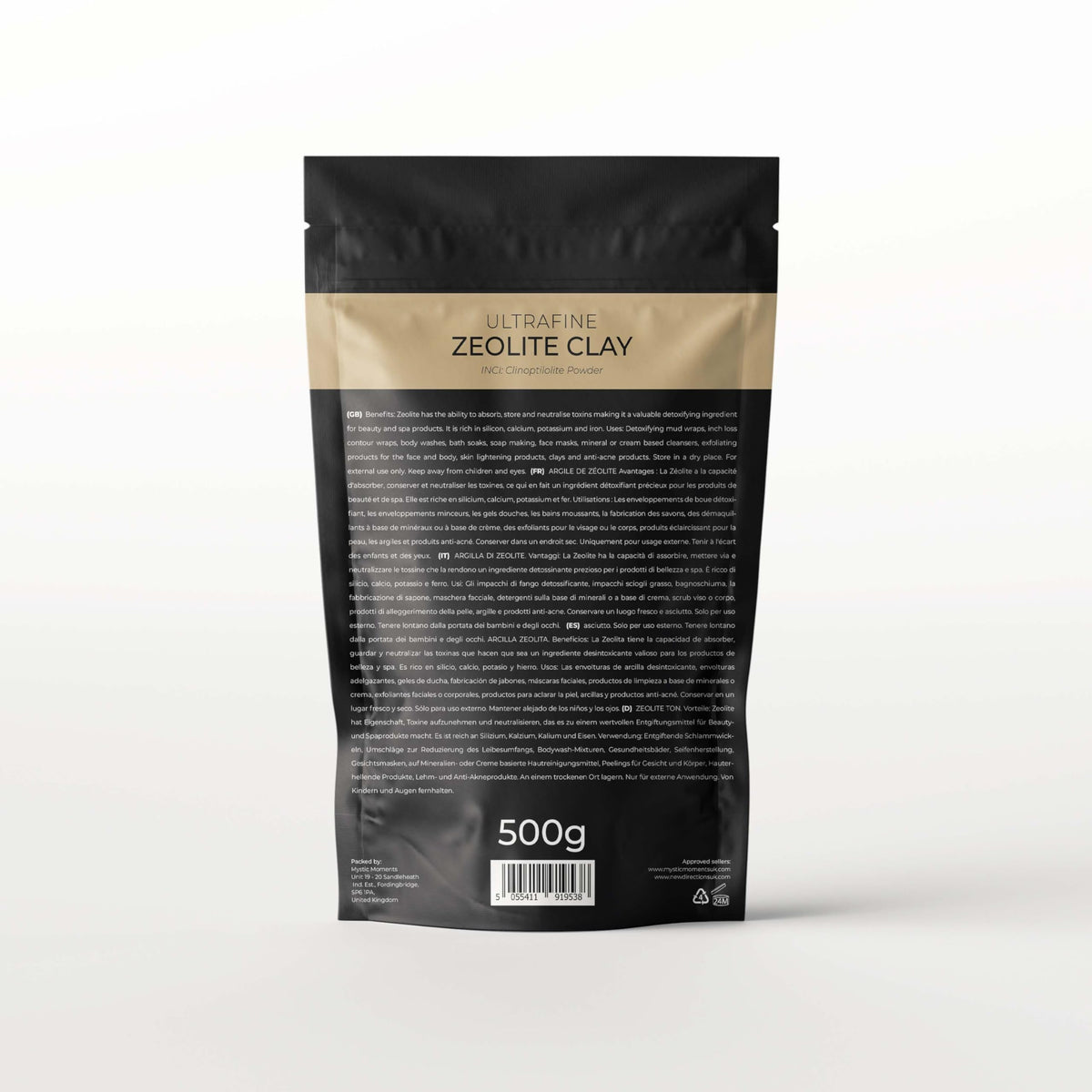 Mystic Moments | Zeolite Ultrafine Clay Powder | 500g