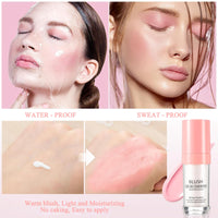 Maggikey Temperature-Activated Blush: Color Changing Cream Blush for Long-Lasting, Waterproof Cheek Color - 30ml
