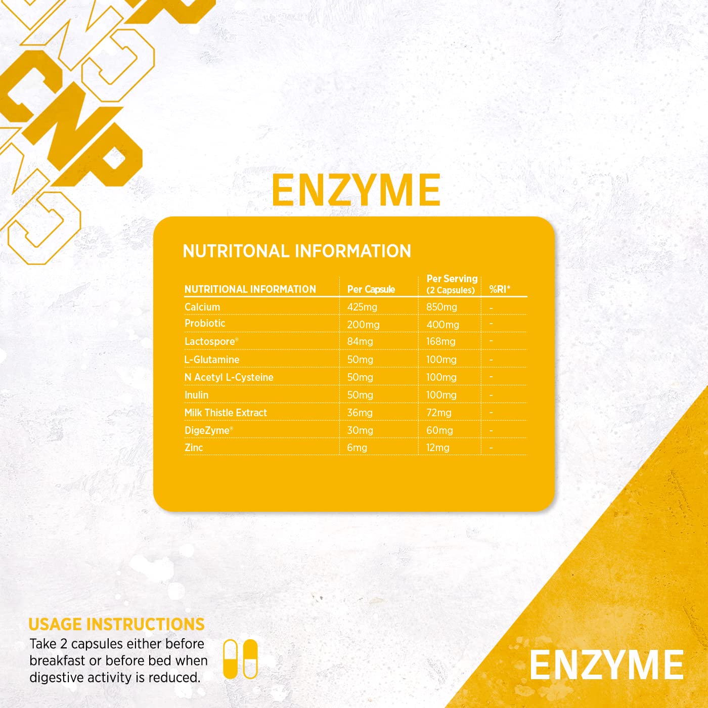 CNP Professional Vitamin Range, Vitamin C & D. Complete Athlete & Daily Support (Probiotic Enzymes)