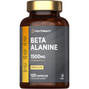 Horbäach Beta Alanine 1500mg | 120 Vegan Capsules | Premium Amino Acid Supplement for Men & Women | by Horbaach