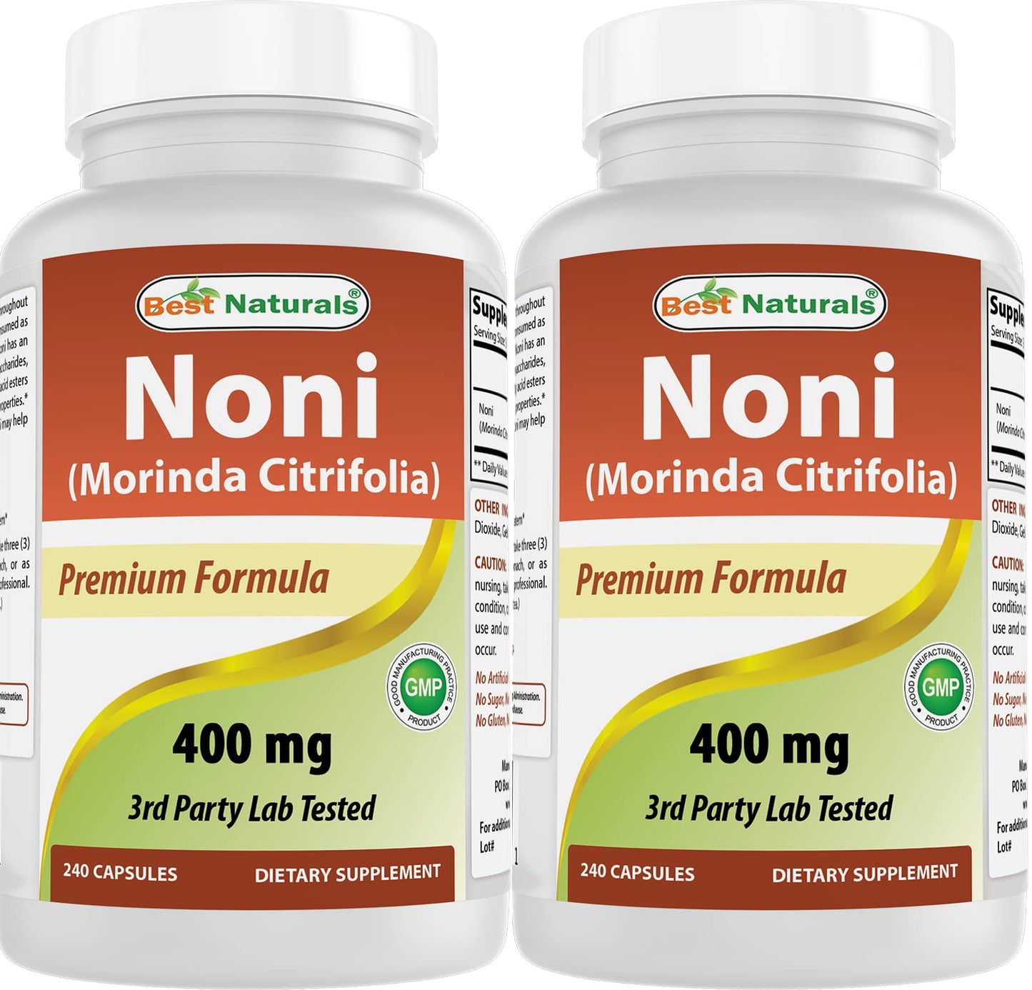 Best Naturals Noni 400 mg 240 Capsules (240 Count (Pack of 2))