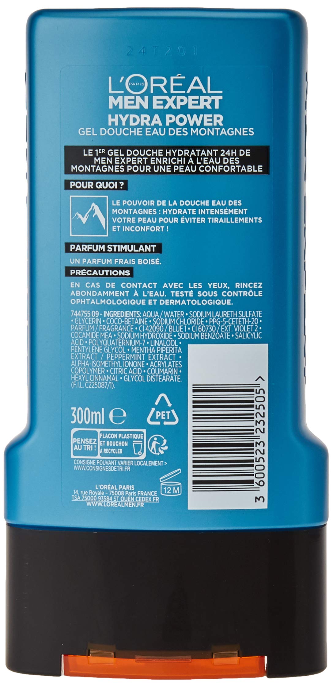 L’Oréal Paris men expert L'Oréal Men Expert Hydra Power Hydration Intense Shower Gel for Men 300 ml