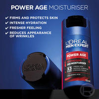 L’Oréal Paris men expert L'Oréal Paris Men Expert Moisturiser, Power Age Hydrating Face Cream 100ml