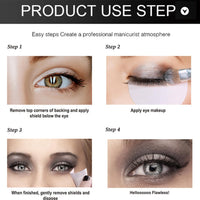 Generic 2025 Upgraded Liquid Eyeliner Pen, 36H Long-Lasting 5D Waterproof Eyeliner Pen, Black Smudge-Proof High Pigment, Includes 10 Eyeliner Stencil Stickers for Perfect Application, All-Day Wear, Quick-Dry