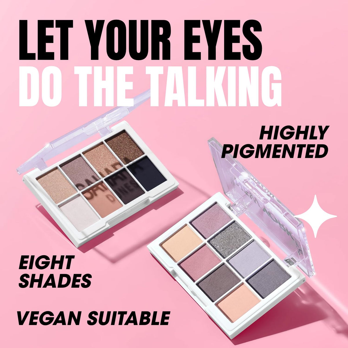 Collection Cosmetics Intensely Pigmented Colour Eye Shadow Palette with 8 Stunning Shades, Matte and Metallic, 8.8g, New York Skyline