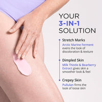 Firming Butt & Thigh Cream - Sculpt & Tone Arm Cream - Crepey Skin Treatment Smooths Wrinkles, Deeply Hydrates - Firming Cream For Loose Skin - Body Moisturizer for Women