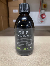 KIKI HEALTH KIKI Health - Liquid Chlorophyll, Extracted from Alfalfa - 100mg Chlorophyll Extract Per Serving - Natural Internal Deodoriser - 100% Natural Ingredients - Vegan Friendly - 250ml