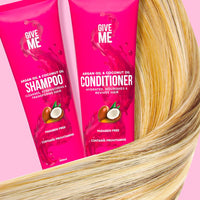 Give Me Cosmetics Conditioner for Hair, Intense Hydration, Nourishes & Strengthens with Argan & Coconut Oil plus Betaine Provitamins B5, For Dry, Damaged, Paraben Free