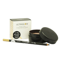 Ultra Glow Original Loose Bronzing Powder with Liner For Eyes BlackBlack