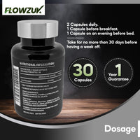 FLOWZUK Glutathione Supplements Ultra High Strength 60 Easy to Swallow softgels with Added Vitamin C and Collagen