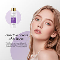 NORDBURY Retinol Serum, 2.5% Retinol with Vitamin E Ceramide Hyaluronic Acid & Organic Aloe Vera, Smooth Fine Lines Reduce Wrinkles and Improve Texture Skin Renewal Actively Night & Day - 60ml