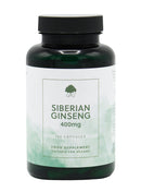 Siberian Ginseng Capsules | 400mg Ginseng per Capsule | 120 Vegan Capsules | G&G Vitamins