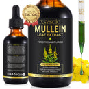 herlosfeel Mullein Leaf Extract for Lungs, 60ml Mullein Leaf Liquid Drops,Natural Mullein Drops for Lungs Cleanse, & Premium Mullein Leaf Extract Fast Absorption Rich in Chlorophyll Vegetarian & Health Supplemen