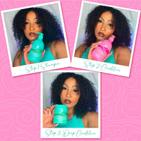 Give Me Cosmetics Four Curls Shampoo, Curly Hair Products, Moisturising, Sulphate Free, Hydrating Formula Infused with Shea Butter Castor and Jojoba Oil