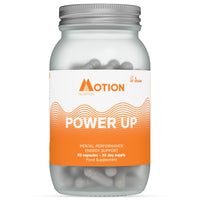 Motion Nutrition Power Up Daytime Nootropic (60 Capsules) | Award Winning Nootropic for Jitter-Free Energy | Monk-Like Focus | Less Mid-Day Fatigue | No Unsafe stimulants or Caffeine | Made in UK