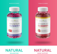 Natural BioScience Magnesium Citrate Gummies | 180 Magnesium Supplements - 100mg of Magnesium Citrate per Serving | Raspberry Flavoured - Suitable for Adults & Children | Sugar Free, Non-GMO & Vegan