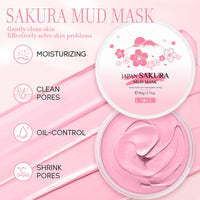 Sakura Skin Care Sets & Kits - Christmas Skincare Set for Teenage Girls Gifts - Sakura Pamper Gifts for Women - Facial Kit with Cleanser, Serum, Cream, Lip Mask, Mud Mask, Sunscreen