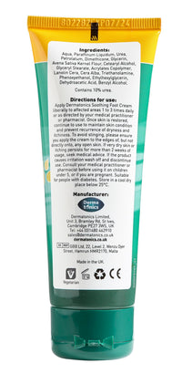 Dermatonics Soothing Foot Cream - Rapid Relief for Athlete’s foot, Dermatitis, Dry Skin Conditions with Calming Colloidal Oatmeal | Suitable for Diabetics and is Vegan-friendly | 70 ml