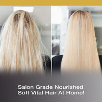 Vitamins Keratin Leave In Conditioner Moisturiser - Thin to Normal Hair Care Moisturising Hydrating Anti Frizz Detangler Cream for Dry Damaged Curly Hair