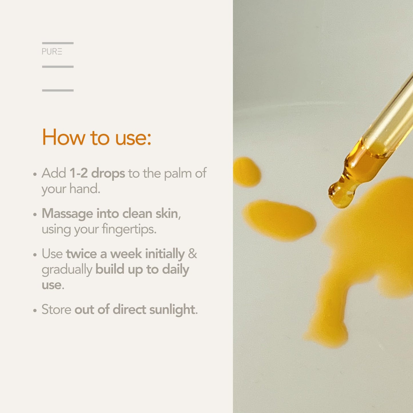 Organic Cold-Pressed Rosehip Face & Body Oil by PURE Spa Skincare - 30ml - 100% Pure, Natural & Vegan - Anti-Ageing, Smoothing, Nourishing, Rejuvenating - For All Skin Types and Fine Lines & Scars