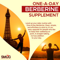 Berberine 98% Extract – 365 Micro Tablets – One A Day – Plant Based – Vegan – Made in Britain – SMUG Supplements
