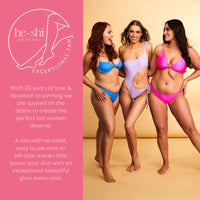 he-shi He-Shi Dark Tanning Milk 200ml - Lightweight Fake Tan Milk with Glycerine & Hyaluronic Acid for Silky Hydrated Skin, Dark Bronzed Glow - 96% Natural, Suitable for All Skin Types