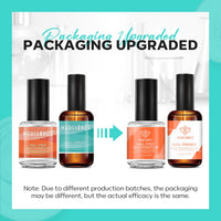 Modelones Professional Gel Nail Polish Primer, 2Pcs 15ml Acid Free Natural Nail Prep Dehydrate, Air Dry Superior Bonding Primer for Acrylic Powder Supplies Set