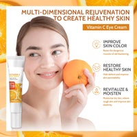 Trendyfave Vitamin C Eye Cream, Under Eye Cream for Dark Circles and Puffy Eyes, Eye Bags Remover, Hydrating Eye Cream, Fade Fine Lines, Anti Aging Eye Cream for All Women Men Skin