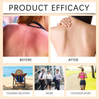 HERBENJOY Airy Sunstick Protection Bar, Broad Spectrum SPF 50+, Invisible No White Cast Sunscreen Stick for Face & Body, Water Resistant Korean Sunblock, Non-Sticky Roll On Sun Protection, 23g