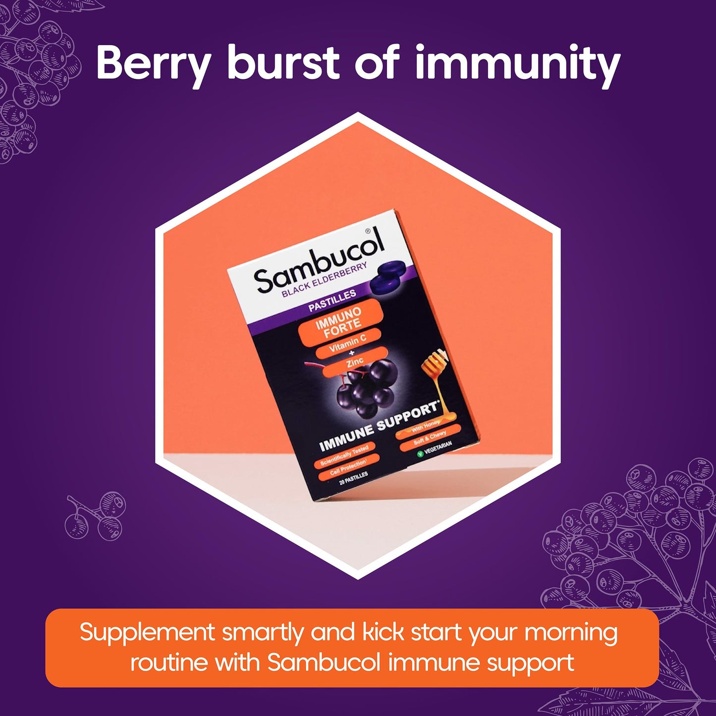 Sambucol Immuno Forte - 20 Pastilles