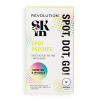 Revolution Skincare London Revolution Skin, Spot, Dot, Go! Salicylic Acid Spot Patches, Discreet Pimple Patches With Salicylic Acid & Tea Tree, Vegan & Cruelty-Free, 60 Patches Per Box