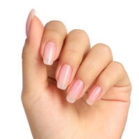 BLUESKY Bluesky Hard Gel, Builder and Strengthener for Hard, Strong Nails, Extensions and Growth, Soft Clear Pink, 10 ml (Requires Curing Under LED or UV Lamp)