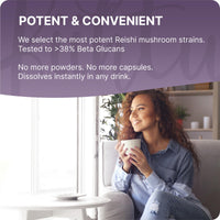 Kiihtu Reishi Liquid Extract Tincture - 50ml | High Strength 2000mg per Serving, Premium Mushroom Tincture Drops | Highest Bioavailability & Absorbency Supplement for The Mind, Sleep & Vitality | UK