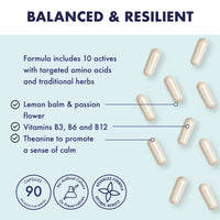 HIGHER NATURE Higher Nature - Balance for Nerves - B Vitamins & Magnesium - Supports The Nervous System - Vitamins B3, B6 & B12 - Vegetarian & Vegan - 90 Capsules