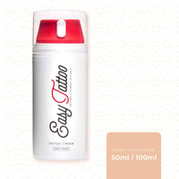 Single Needle Ltd EasyTattoo Otzi Tattoo Aftercare Cream - 50ml - Panthenol Cream for Fast Healing, Moisturising & Soothing New Tattoos - Vegetarian, Hypoallergenic & Made in France