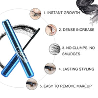 NLFOX Prime-Lash Mascara for Mature Ladies - Black Mascara for Older Women Fiber - Prime-Lash for Seniors with Thinning Lashes - Waterproof Volumizing Natural for Sensitive Eyes