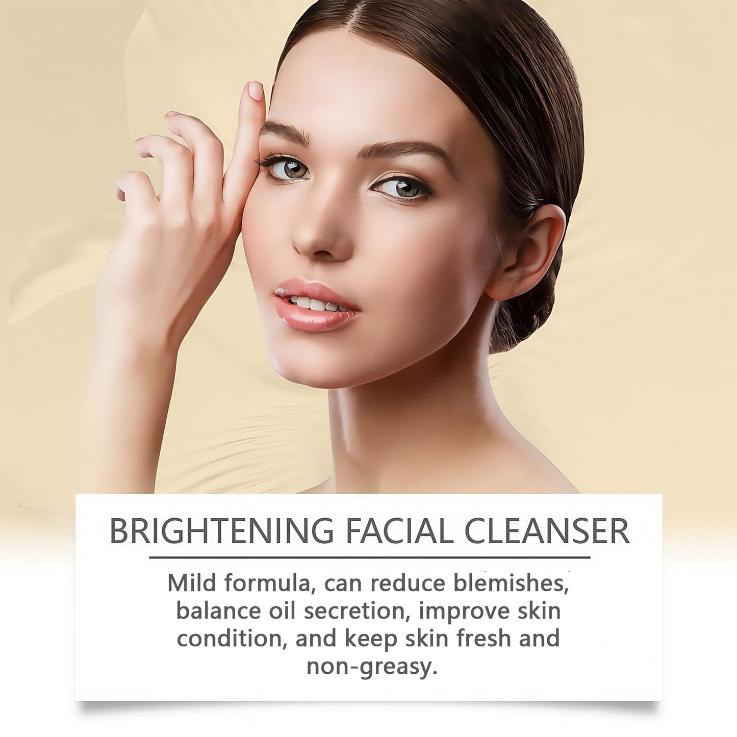 Coloroom Brightening Foaming Cleanser, Turmeric Face Wash With Brush, Gentle Face Cleanser For Women – Improve Facial Flaws, Hydrating Faces Wash For Even Skin Tone