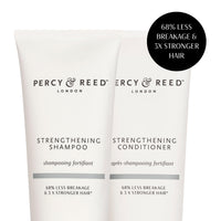 Percy & Reed Shampoo & Conditioner 2 x 250ml, Hair Growth Shampoo and Conditioner, Reduces Breakage, Builds Strength, Adds Thickness, Moisturises Dry Damaged Hair, Give Me Strength Collection