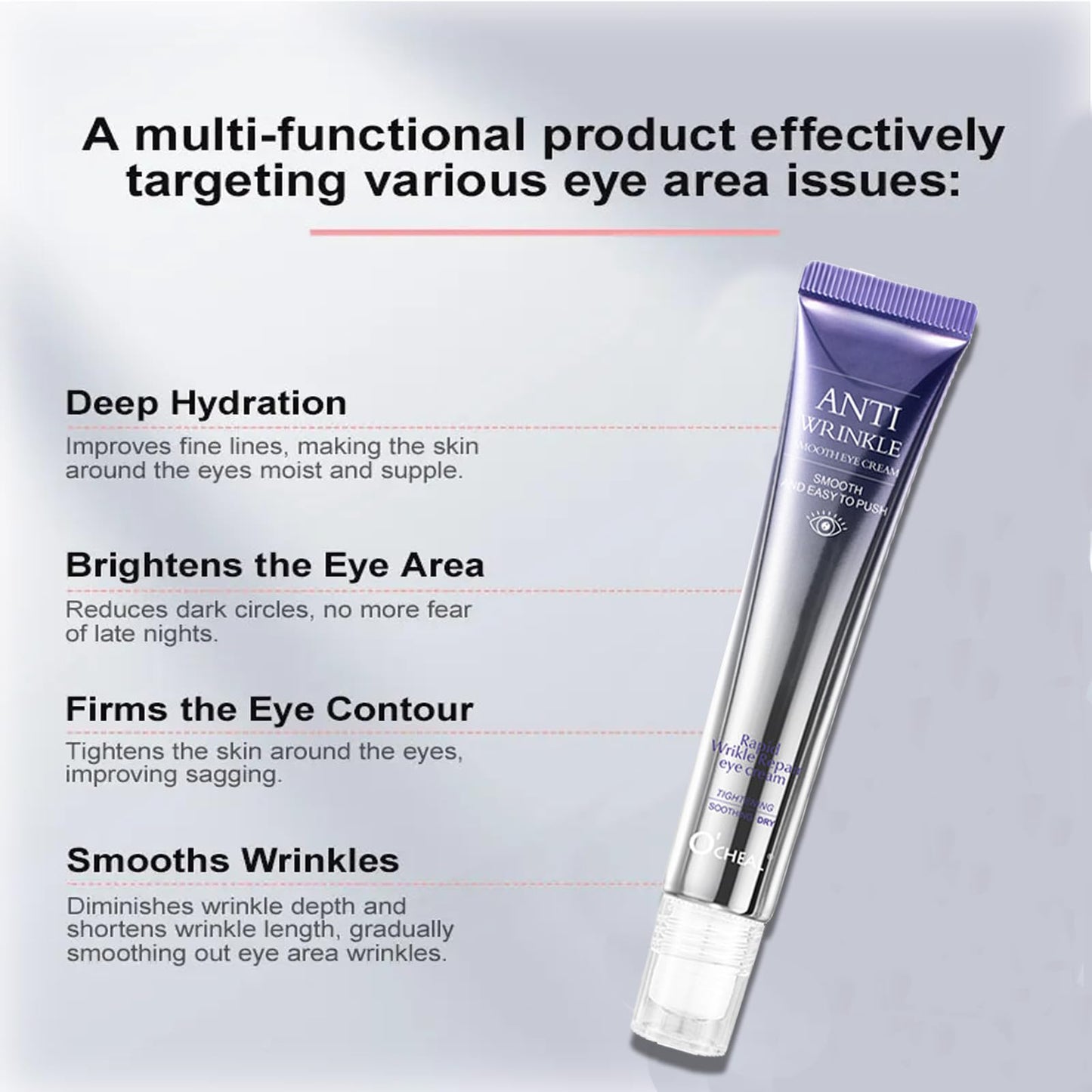 Retinol Eye Cream-Eye Cream For Dark Circles And Puffy Eyes,Anti-Aging Eye Cream With Retinol Serum,Hyaluronic Acid,Retinol Serum-Anti Wrinkle Eye Cream-Moisturising Eye Bags Remover