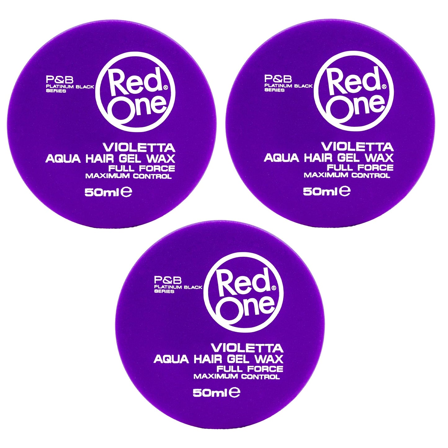 Redone Hair Styling Aqua Wax Violetta 2 x 50ml | Travel Size | Strong Hold | Hair Gel Wax | Ultra Hold | Lavender Scent | Men & Women Hair Wax | Maximum Control 2 PCS