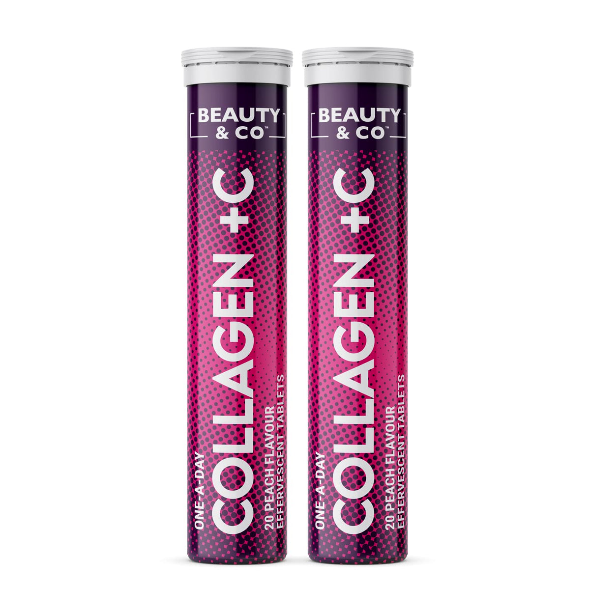 Beauty & Co Collagen Effervescent - Marine Collagen & Vitamin C (2 Tubes)