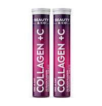 Beauty & Co Collagen Effervescent - Marine Collagen & Vitamin C (2 Tubes)