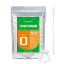 wananfu WANANFU Size 0 Empty Capsules Vegetarian (100 Count) Bundle with Micro Lab Spoon with Powder Tamper, Compatible with Capsule Filling Machine