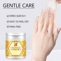 Hydrating Honey Milk Hand Mask for Dry, Aging, Cracked Hands - 170g. Nourishing Wax Hand Peeling Mask for Exfoliation & Moisturizing. Transform Your Hands with this Hand Solution