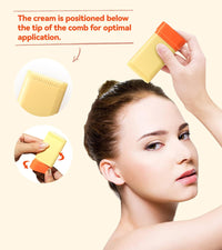Generic 2-in-1 Hair Wax Stick with Built-in Comb for Kids - Slick Back Hair Brush, Gummy Hair Gel, Moisturizing Non-Greasy Formula, Compact & Portable Styling Stick