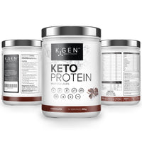 K GEN ketogenic enhancement K-GEN™ Keto Collagen Protein Powder Advanced Salted Caramel Powder with Multi Collagen Blend, Coconut MCT, Vitamin C + B6 Stevia | UK Made for Keto, Paleo & Primal | Free-from: Sugar & Gluten