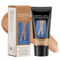 FOCUSUN Leg Makeup Waterproof No Transfer, Leg Make Up to Cover Veins, Concealer Full Coverage, Body Concealer, Tattoo Cover Up Makeup, Even Skin Tone, Easy Application(03 Brown Color,40ml)