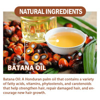 Angozo Batana Oil for Hair Growth,120ml Organic Batana Oil,Repairs Damaged Hair,Eliminates Split Ends and Enhances Hair Thickness for Healthier,Thicker