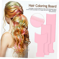 Healvian Balayage Board with Teeth Hair Colouring Tool Set for Highlighting Full Dyeing and Styling Rounded Teeth Perm Board 3 Pieces 13.98 X 3.31 X 0.08 in